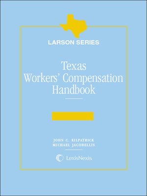 cover image of Texas Workers' Compensation Handbook